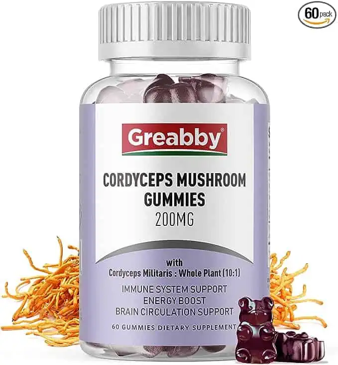 GREABBY Cordyceps Mushroom Gummies