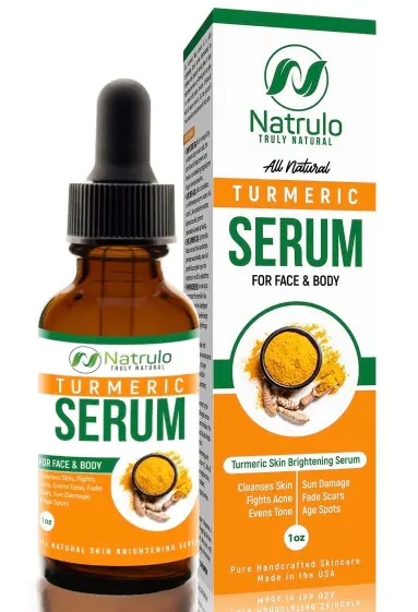 All Natural Turmeric Skin Brightening Serum for Spots